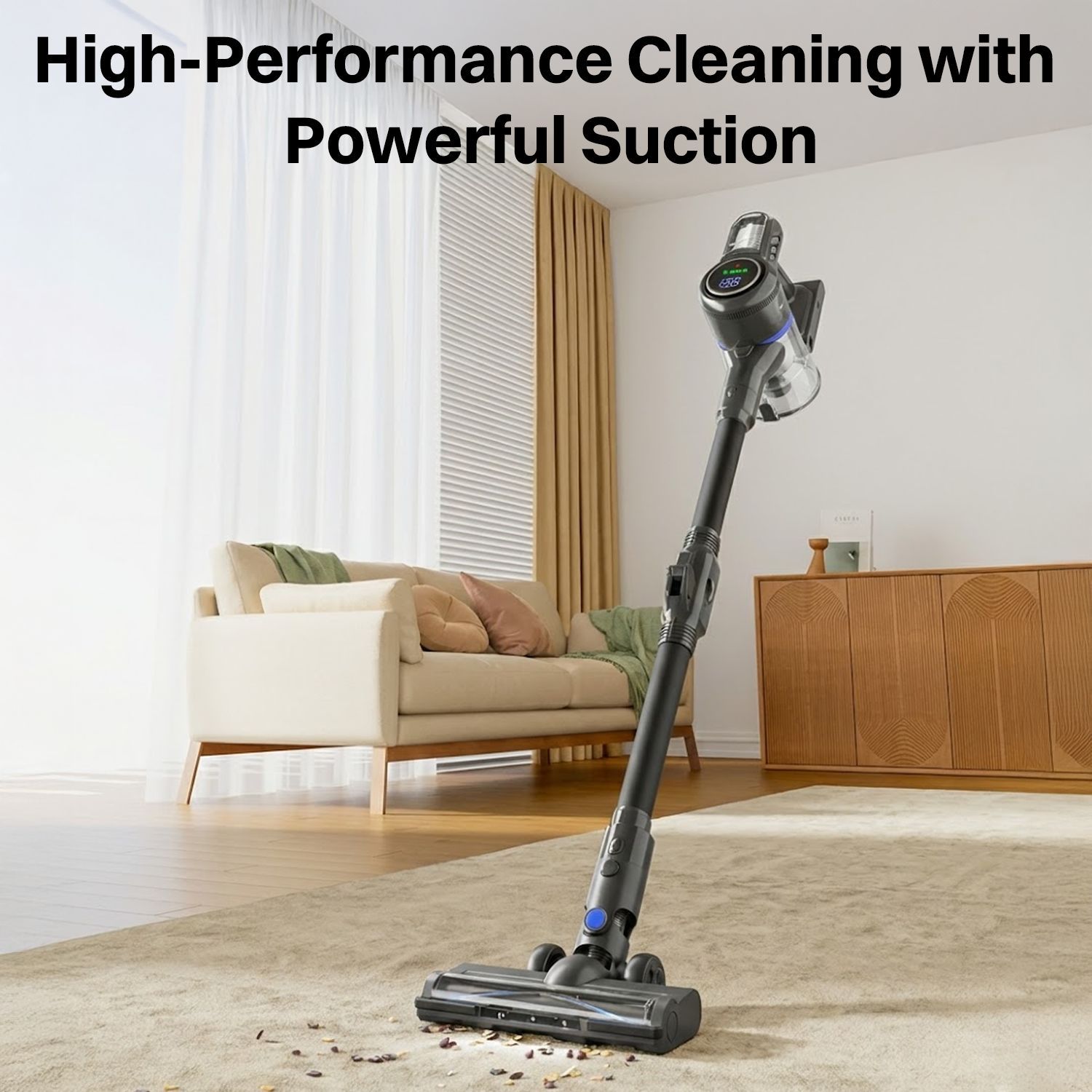 DREAME Mova J30 450W Cordless Dry Vacuum Cleaner with Illumination Technology (144 Air Watts Suction, Black)_7