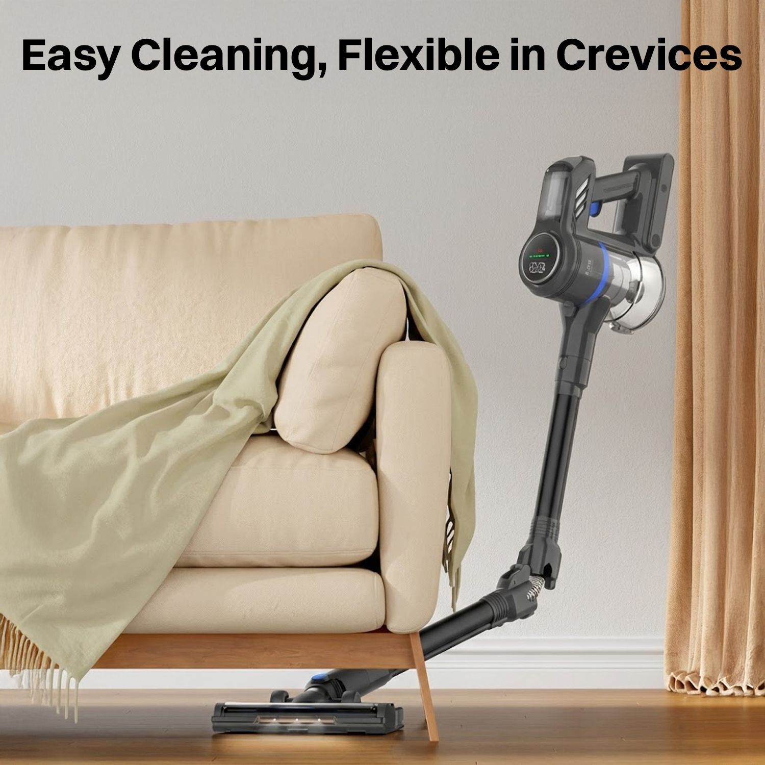 DREAME Mova J30 450W Cordless Dry Vacuum Cleaner with Illumination Technology (144 Air Watts Suction, Black)_8