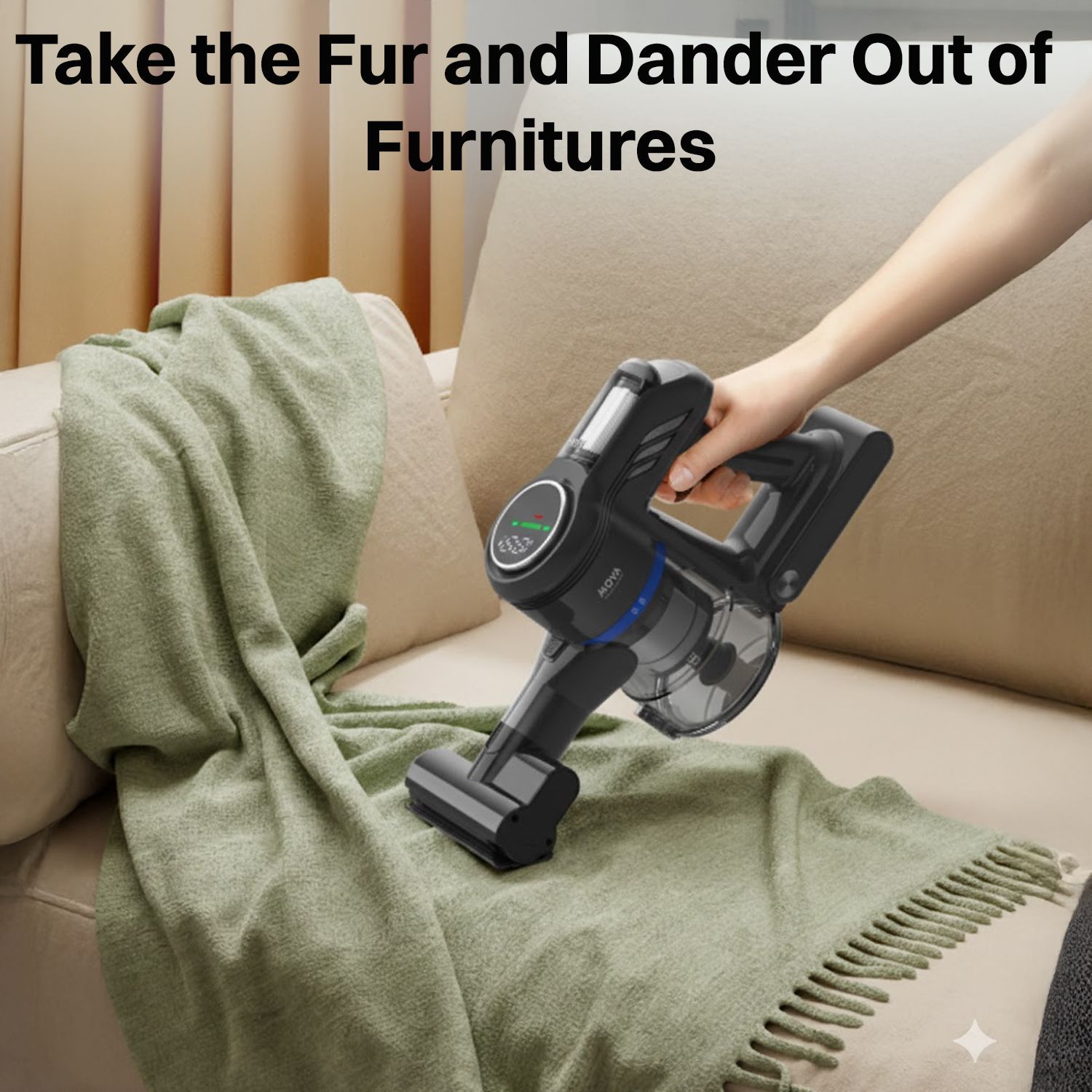 DREAME Mova J30 450W Cordless Dry Vacuum Cleaner with Illumination Technology (144 Air Watts Suction, Black)_10