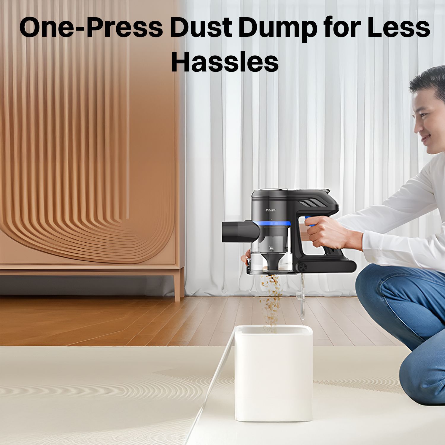 DREAME Mova J30 450W Cordless Dry Vacuum Cleaner with Illumination Technology (144 Air Watts Suction, Black)_13