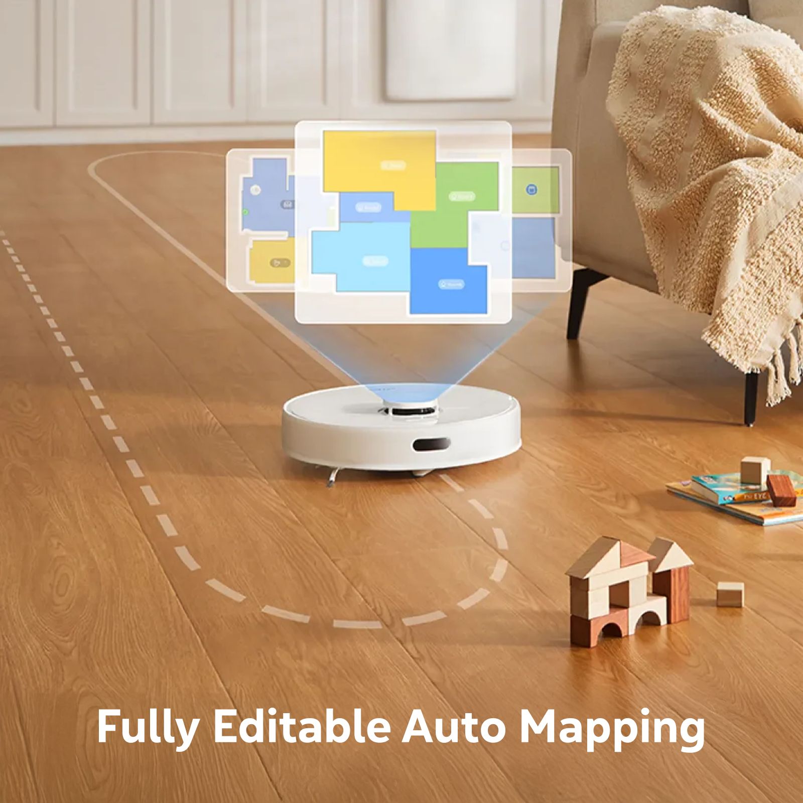 DREAME D10 Plus Gen 2 Robotic Vacuum Cleaner & Mop with Self Emptying (Pathfinder Technology, White)_14