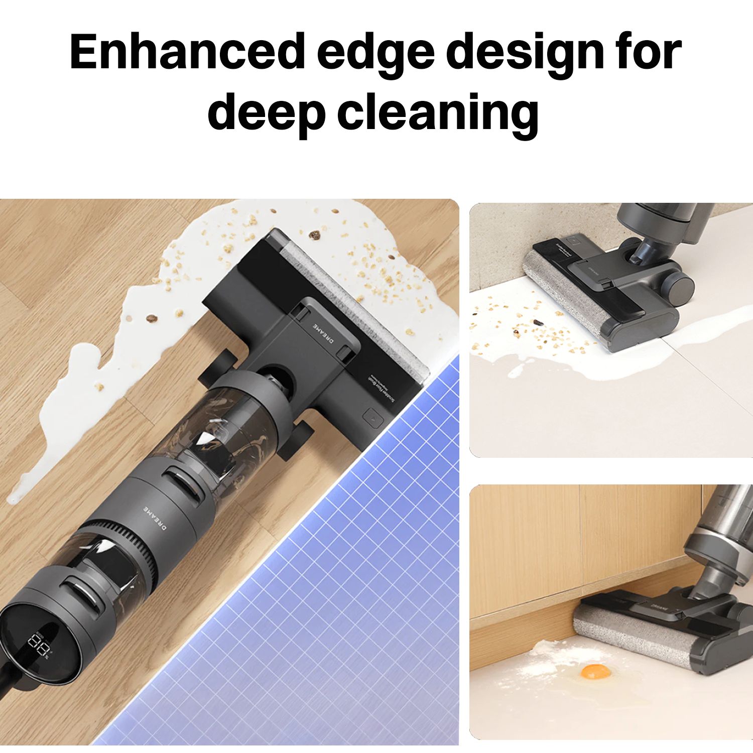 DREAME H11 Core 170W Cordless Wet & Dry Vacuum Cleaner with Enhanced Edge Cleaning (LED Display, Black) DREAME H11 Core 170W Cordless Wet & Dry Vacuum Cleaner with Enhanced Edge Cleaning (LED Display, Black)_10