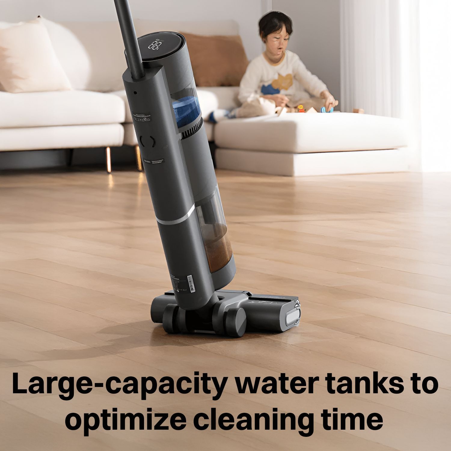 DREAME H11 Core 170W Cordless Wet & Dry Vacuum Cleaner with Enhanced Edge Cleaning (LED Display, Black) DREAME H11 Core 170W Cordless Wet & Dry Vacuum Cleaner with Enhanced Edge Cleaning (LED Display, Black)_16
