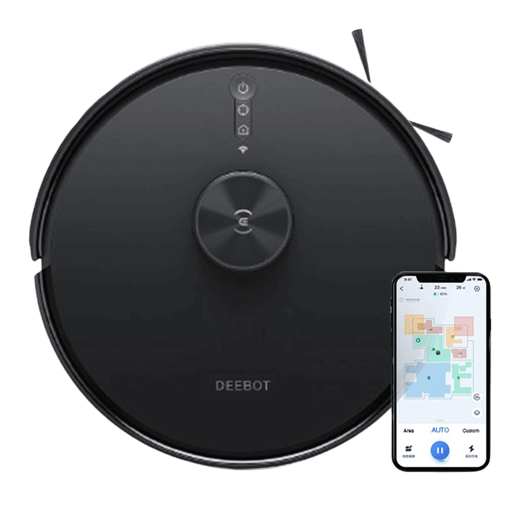 ECOVACS Deebot Y1 Pro Robotic Vacuum Cleaner & Mop with Wi-Fi Connectivity (5200 mAh Battery, Black) ECOVACS Deebot Y1 Pro Robotic Vacuum Cleaner & Mop with Wi-Fi Connectivity (5200 mAh Battery, Black)_1
