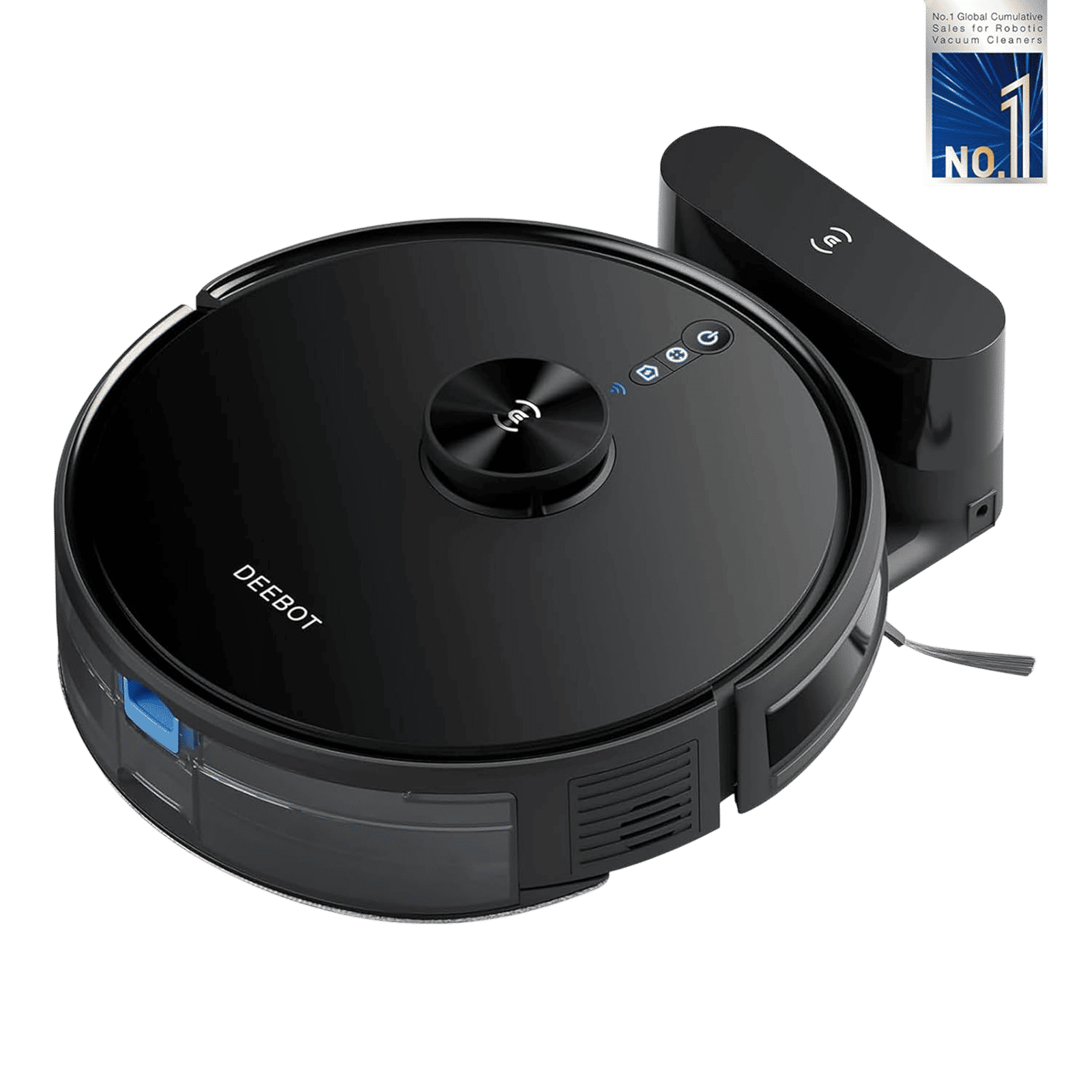 ECOVACS Deebot Y1 Pro Robotic Vacuum Cleaner & Mop with Wi-Fi Connectivity (5200 mAh Battery, Black) ECOVACS Deebot Y1 Pro Robotic Vacuum Cleaner & Mop with Wi-Fi Connectivity (5200 mAh Battery, Black)_2