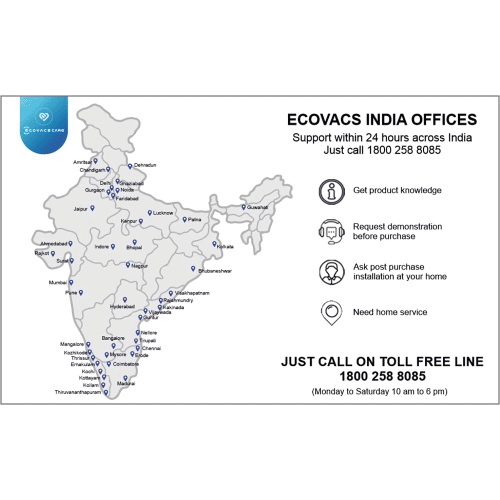 ECOVACS Deebot Y1 Pro Robotic Vacuum Cleaner & Mop with Wi-Fi Connectivity (5200 mAh Battery, Black) ECOVACS Deebot Y1 Pro Robotic Vacuum Cleaner & Mop with Wi-Fi Connectivity (5200 mAh Battery, Black)_8