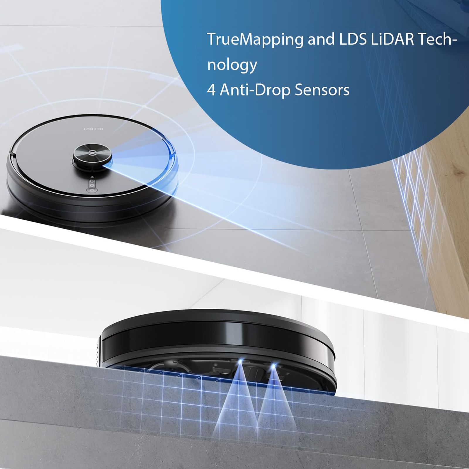 ECOVACS Deebot Y1 Pro Plus Robotic Vacuum Cleaner & Mop with Wi-Fi Connectivity (5200 mAh Battery, Black) ECOVACS Deebot Y1 Pro Plus Robotic Vacuum Cleaner & Mop with Wi-Fi Connectivity (5200 mAh Battery, Black)_8