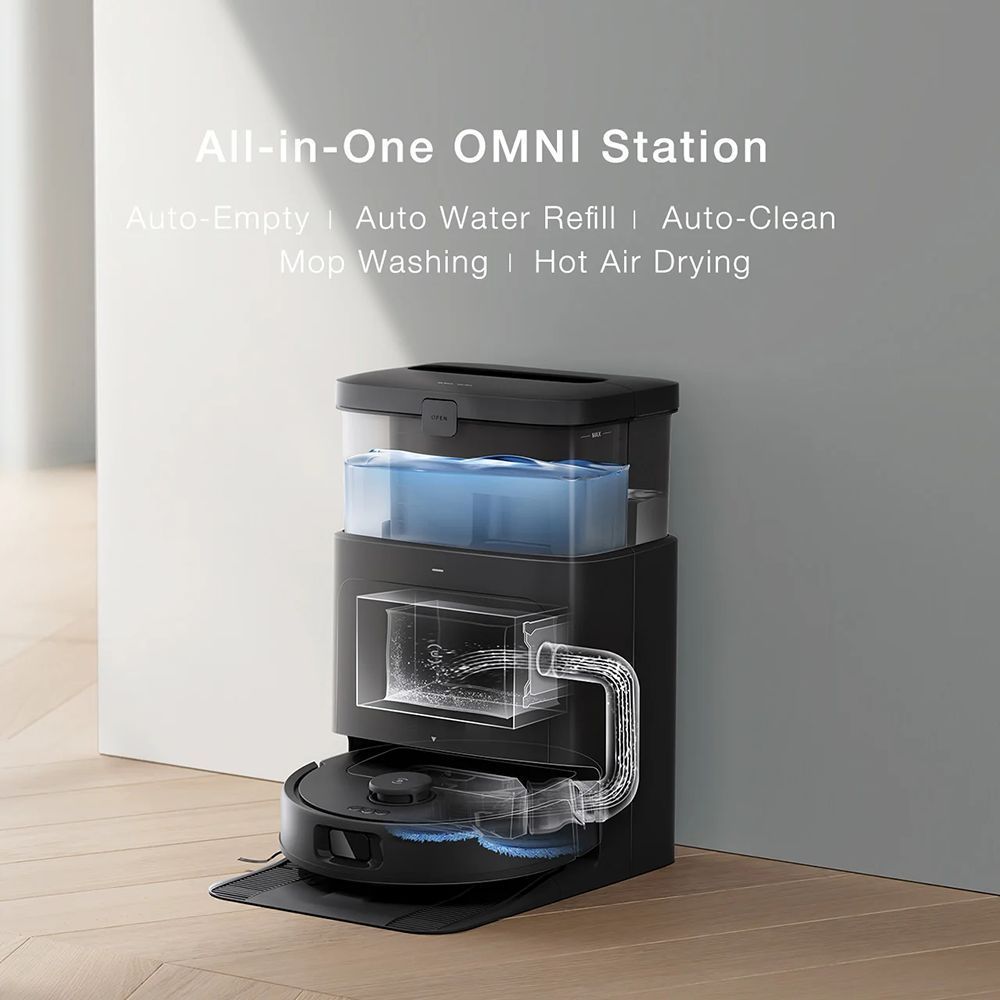 ECOVACS Deebot N30 Pro Omni Robotic Vacuum Cleaner & Mop with ZeroTangle 2.0 Technology (TrueMapping 2.0, Black)_5