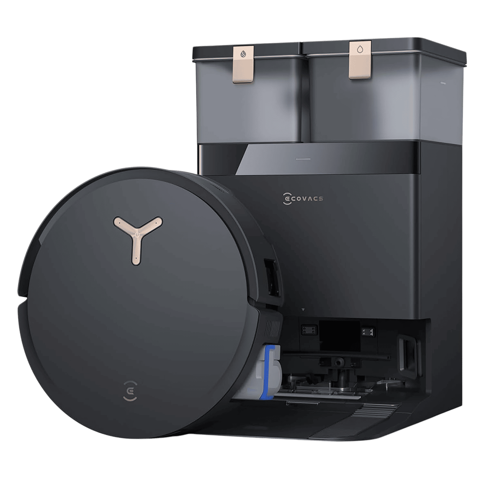 ECOVACS Deebot X8 Pro Omni Robotic Vaccum Cleaner & Mop with ZeroTangle 2.0 Technology (AIVI 3D 3.0, Black) ECOVACS Deebot X8 Pro Omni Robotic Vaccum Cleaner & Mop with ZeroTangle 2.0 Technology (AIVI 3D 3.0, Black)_1