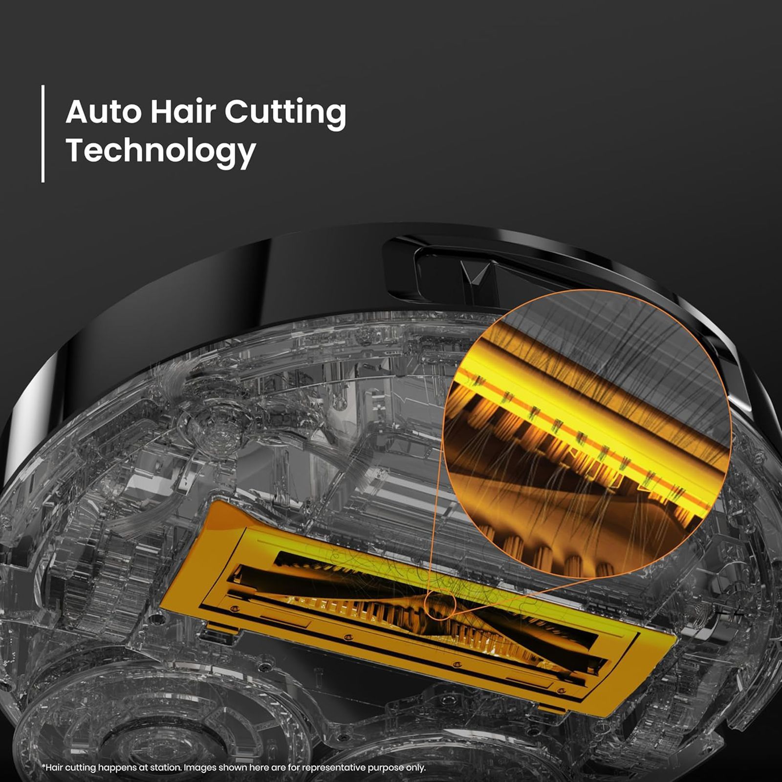 EUREKA FORBES Smartclean Robotic Vacuum Cleaner with Wi-Fi Connectivity (AI TRU Virtual Sensor, Black) EUREKA FORBES Smartclean Robotic Vacuum Cleaner with Wi-Fi Connectivity (AI TRU Virtual Sensor, Black)_5