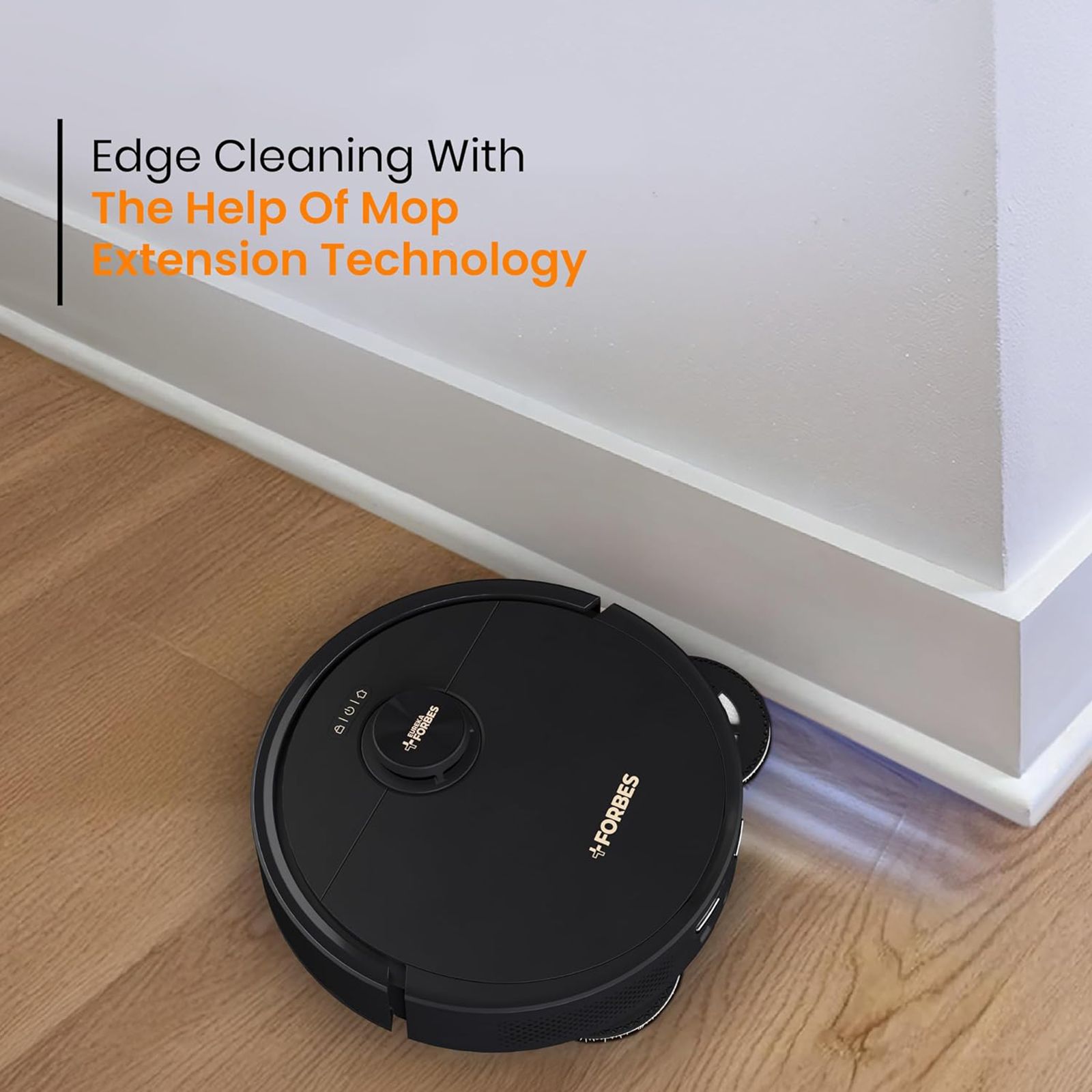 EUREKA FORBES Smartclean Robotic Vacuum Cleaner with Wi-Fi Connectivity (AI TRU Virtual Sensor, Black) EUREKA FORBES Smartclean Robotic Vacuum Cleaner with Wi-Fi Connectivity (AI TRU Virtual Sensor, Black)_6
