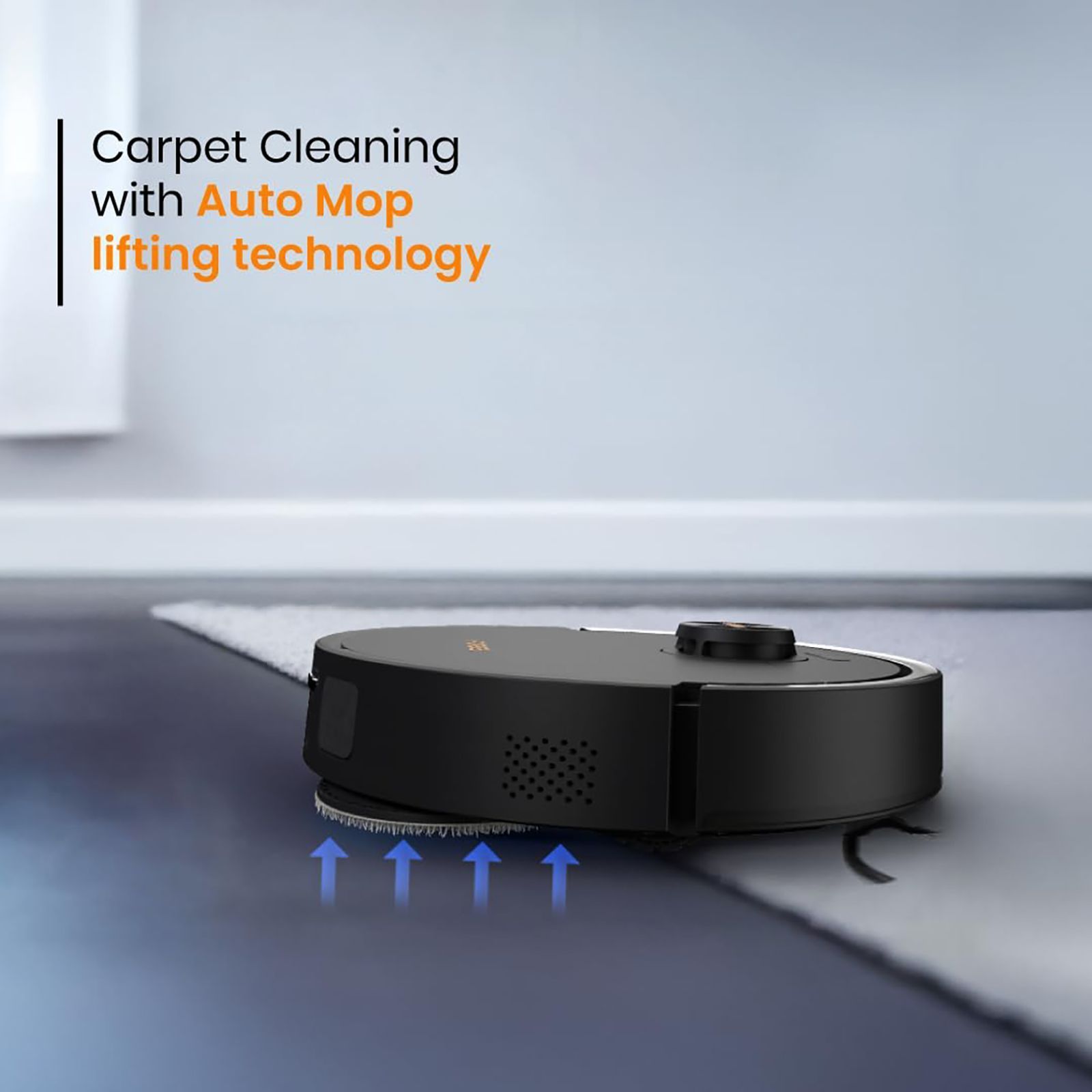 EUREKA FORBES Smartclean Robotic Vacuum Cleaner with Wi-Fi Connectivity (AI TRU Virtual Sensor, Black) EUREKA FORBES Smartclean Robotic Vacuum Cleaner with Wi-Fi Connectivity (AI TRU Virtual Sensor, Black)_7