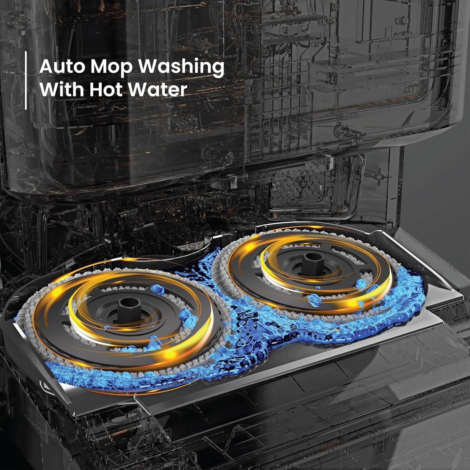 EUREKA FORBES Smartclean Robotic Vacuum Cleaner with Wi-Fi Connectivity (AI TRU Virtual Sensor, Black) EUREKA FORBES Smartclean Robotic Vacuum Cleaner with Wi-Fi Connectivity (AI TRU Virtual Sensor, Black)_3