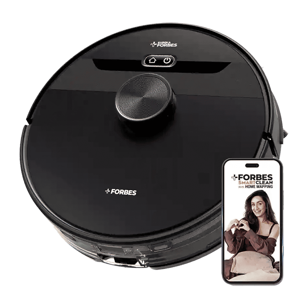 EUREKA FORBES Smartclean Pro S2 Vacuum Cleaner & Mop with Wi-Fi Connectivity (Alexa & Google Assistant Supported, Black) EUREKA FORBES Smartclean Pro S2 Vacuum Cleaner & Mop with Wi-Fi Connectivity (Alexa & Google Assistant Supported, Black)_1