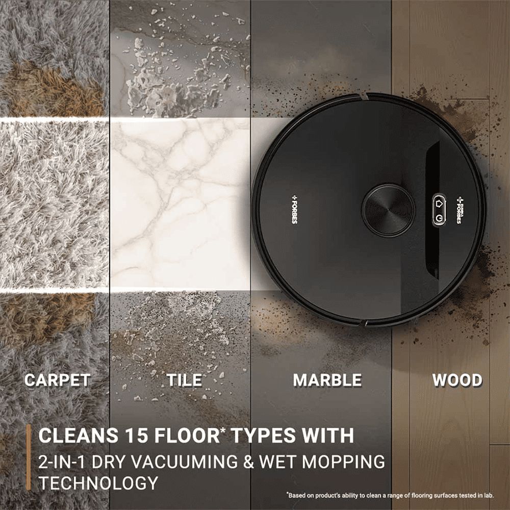 EUREKA FORBES Smartclean Pro S2 Vacuum Cleaner & Mop with Wi-Fi Connectivity (Alexa & Google Assistant Supported, Black) EUREKA FORBES Smartclean Pro S2 Vacuum Cleaner & Mop with Wi-Fi Connectivity (Alexa & Google Assistant Supported, Black)_3