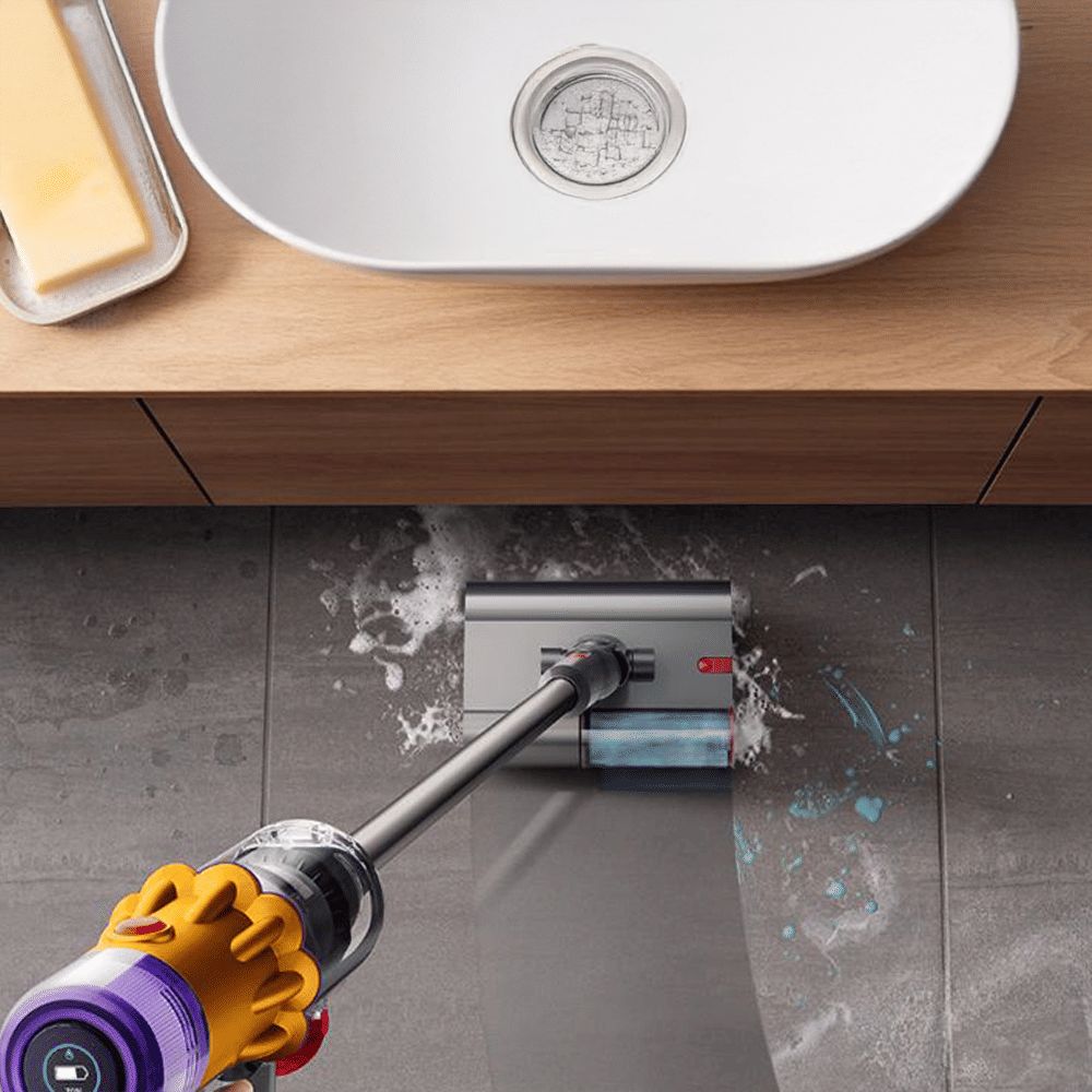 dyson V12s Detect Slim Submarine 150W Cordless Wet & Dry Vacuum Cleaner with Anti-tangle Technology (Captures Microscopic Particles, Yellow & Nickel)_6