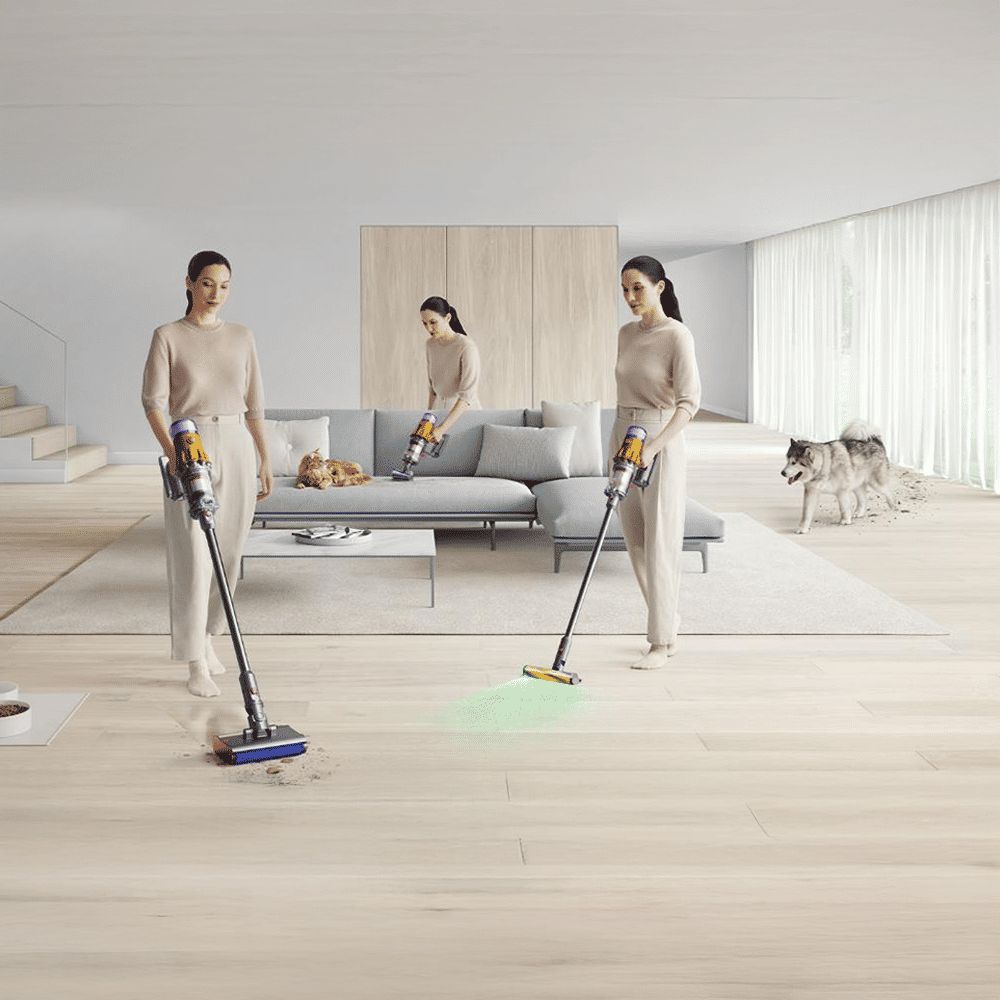 dyson V12s Detect Slim Submarine 150W Cordless Wet & Dry Vacuum Cleaner with Anti-tangle Technology (Captures Microscopic Particles, Yellow & Nickel)_7