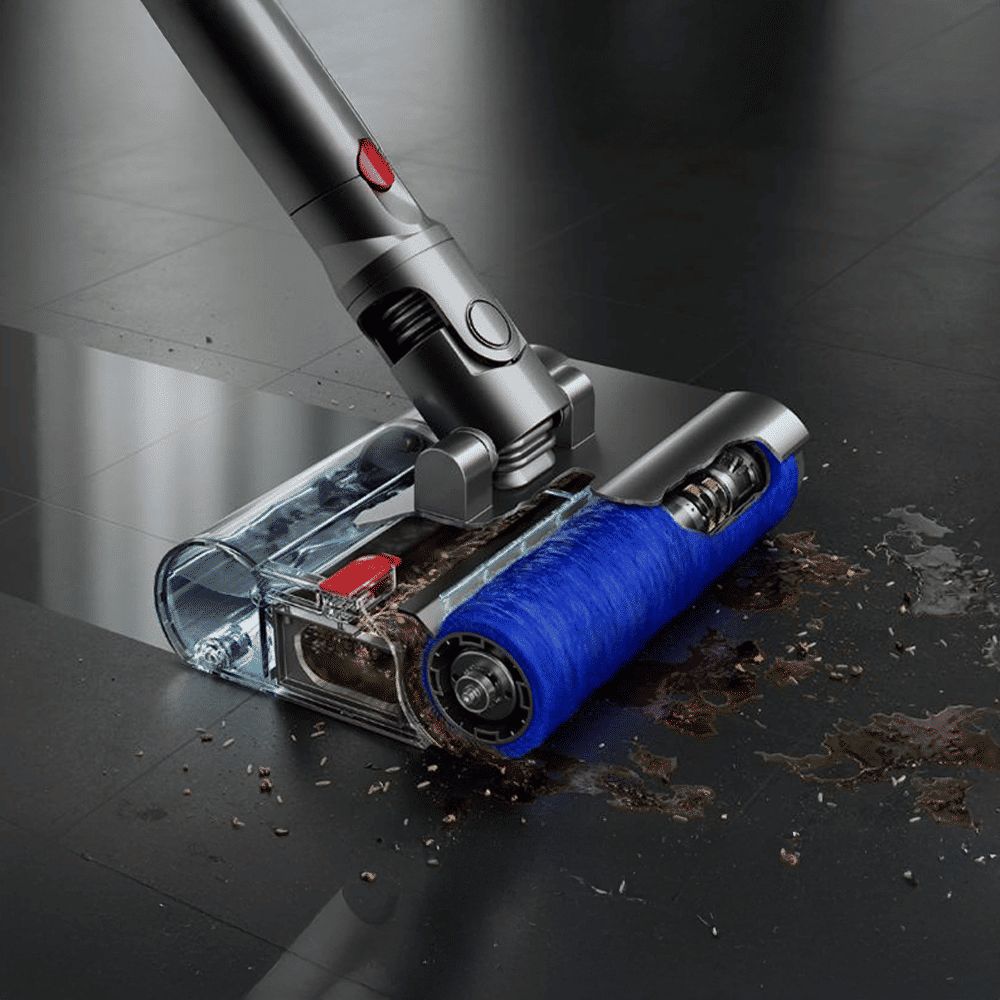 dyson V12s Detect Slim Submarine 150W Cordless Wet & Dry Vacuum Cleaner with Anti-tangle Technology (Captures Microscopic Particles, Yellow & Nickel)_2