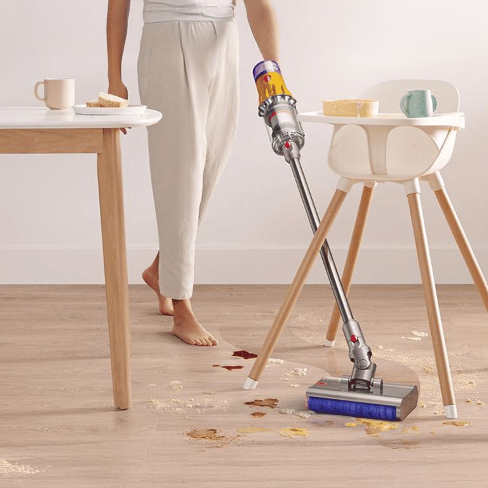 dyson V12s Detect Slim Submarine 150W Cordless Wet & Dry Vacuum Cleaner with Anti-tangle Technology (Captures Microscopic Particles, Yellow & Nickel)_4