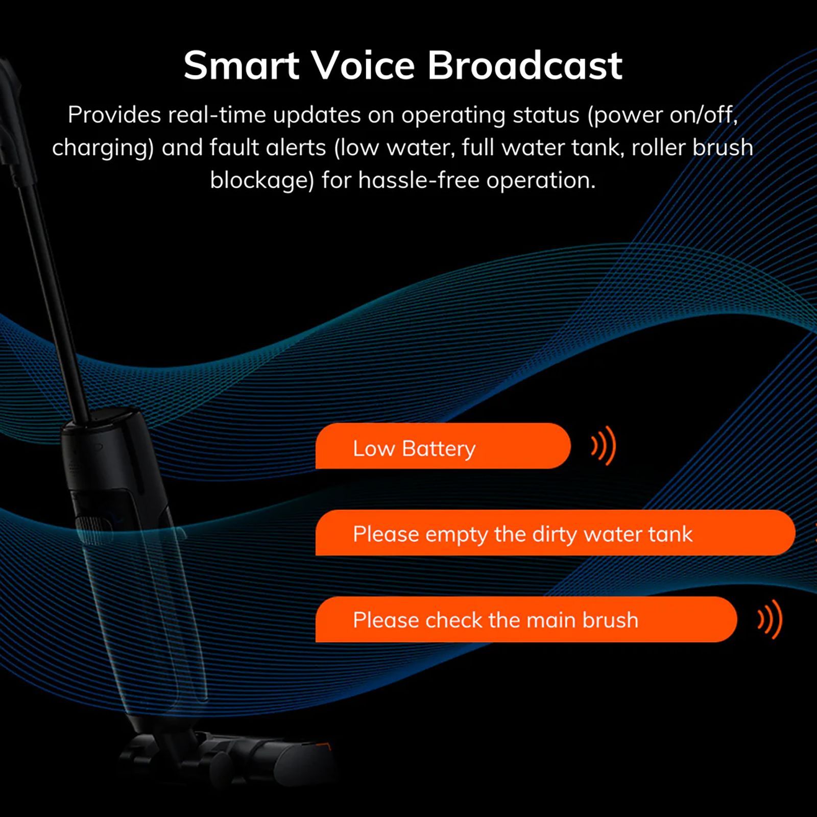 ILIFE W90 Pro 150W Cordless Wet & Dry Vacuum Cleaner with One Click Self Cleaning (LED Display, Gray)_9