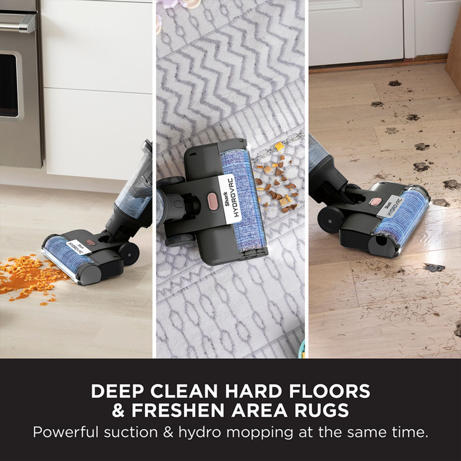Shark HydroVac 170W Cordless Wet & Dry Vacuum Cleaner with 3 in 1 Cleaning System (Self Clean Mode, Grey)_8