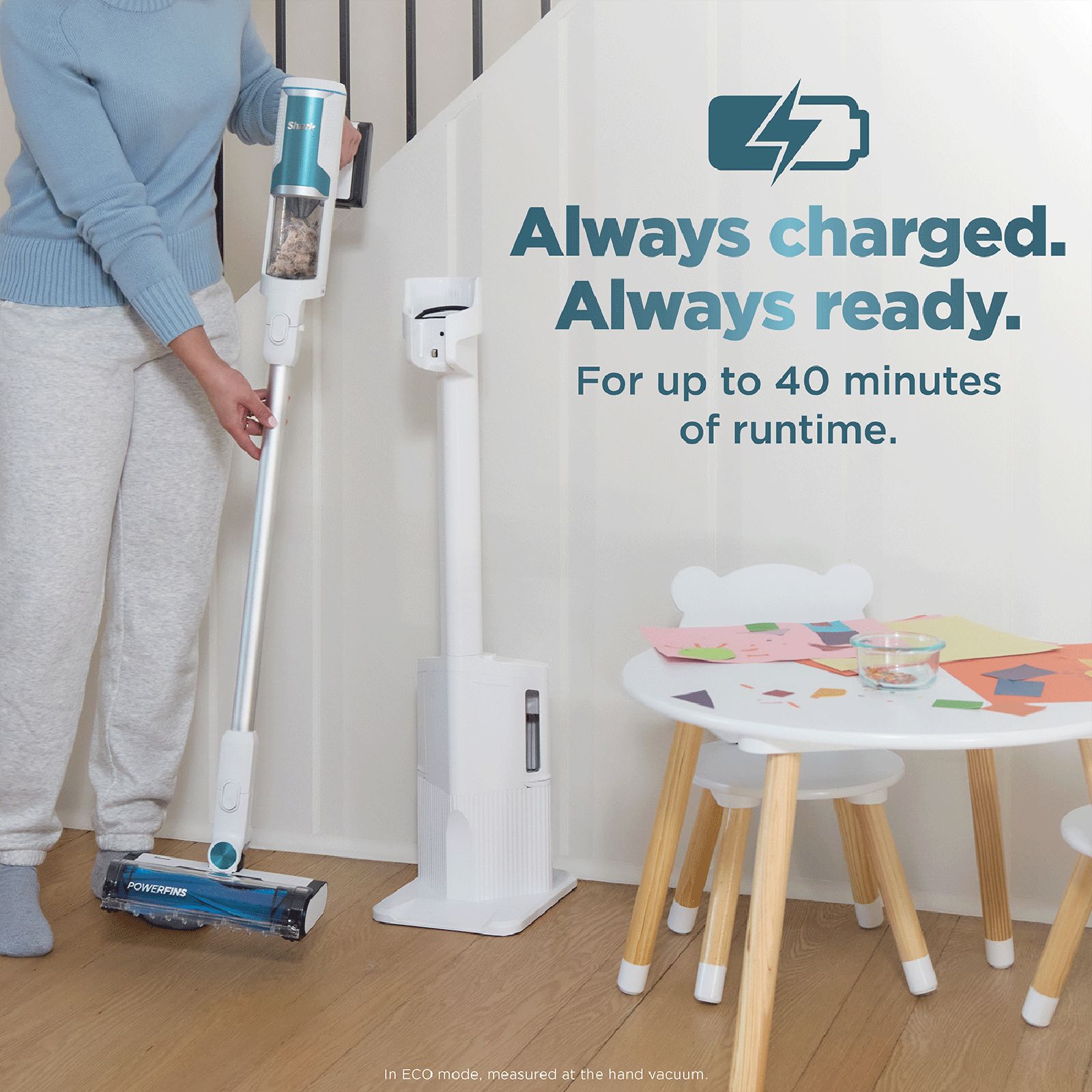 Shark PICO AED 240W Cordless Dry Vacuum Cleaner with Auto-Empty Dock (Anti-Hair Wrap Technology, Blue) Shark PICO AED 240W Cordless Dry Vacuum Cleaner with Auto-Empty Dock (Anti-Hair Wrap Technology, Blue)_4