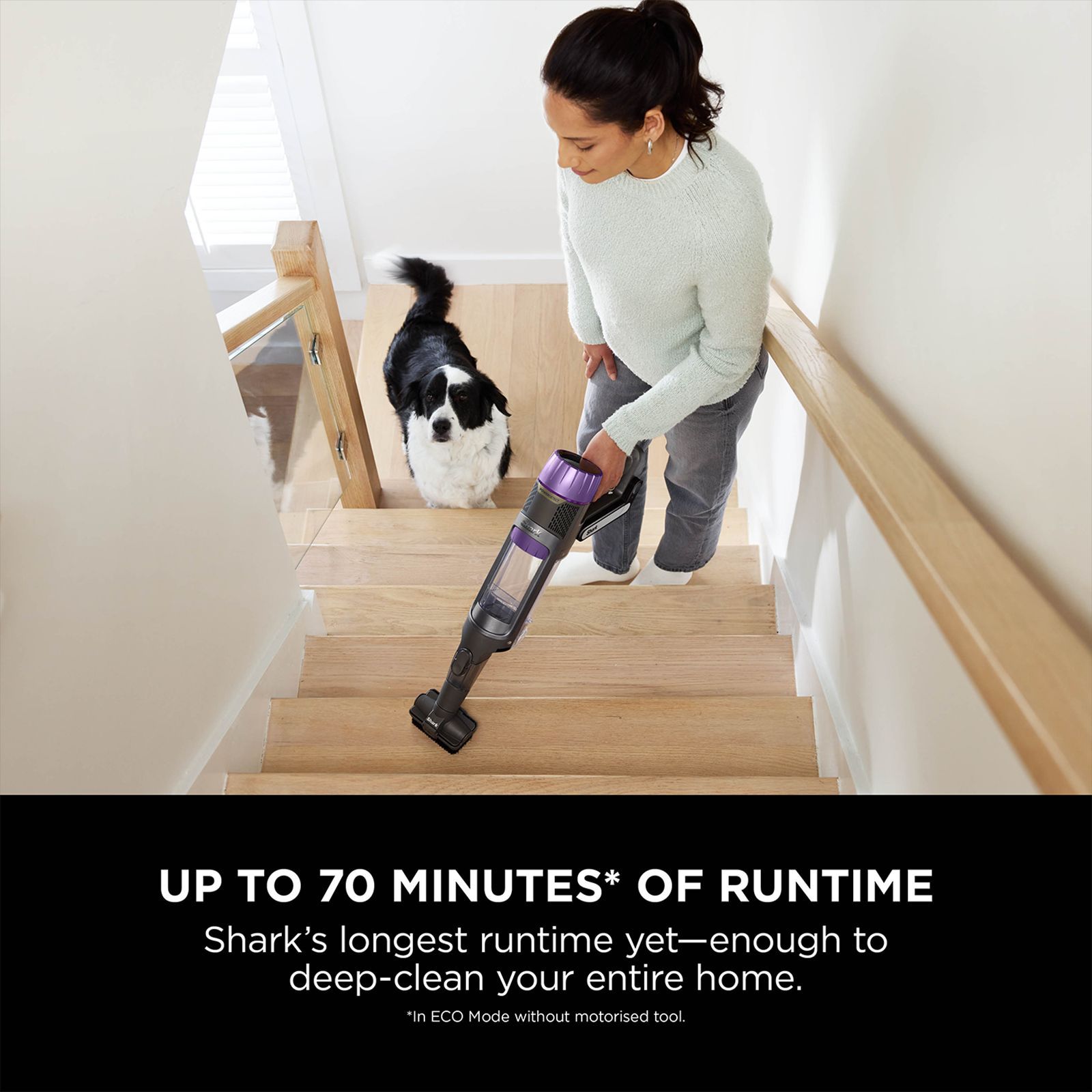 Shark Primus AED 380W Cordless Dry Vacuum Cleaner with Auto-Empty System (MultiFLEX Wand, Gray & Gold)_2