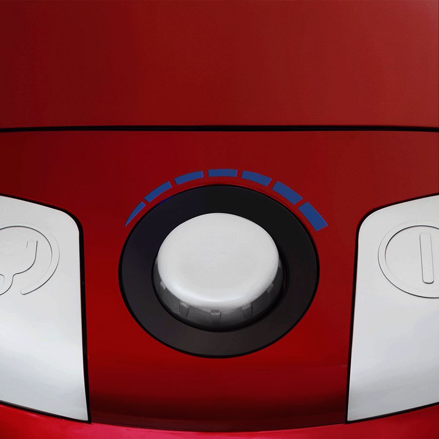 EUREKA FORBES Vogue 1400W Dry Vacuum Cleaner with Blower Functions (Super Silent Operation, Red & Silver)_6