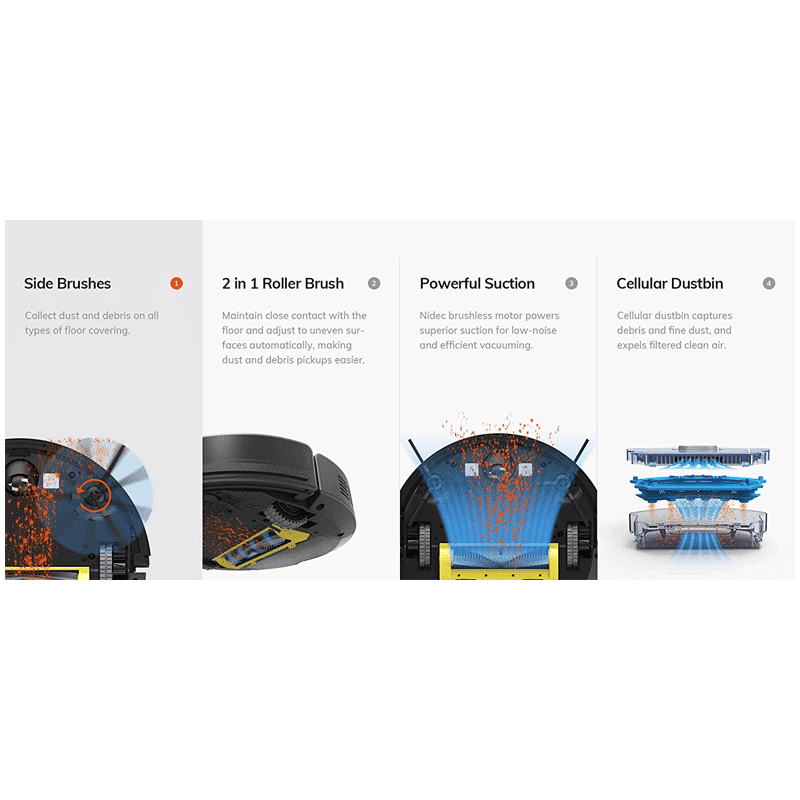 ILIFE A9s 26 Watts Robotic Vacuum Cleaner (0.45 Litres Tank, B07RM3SQB4, Black) ILIFE A9s 26 Watts Robotic Vacuum Cleaner (0.45 Litres Tank, B07RM3SQB4, Black)_5