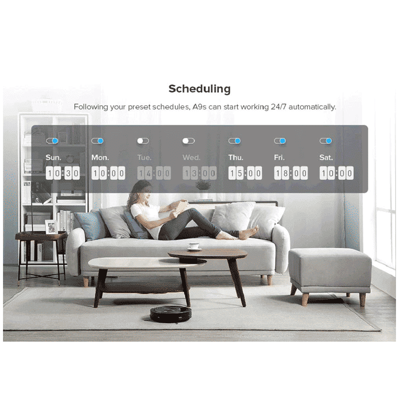 ILIFE A9s 26 Watts Robotic Vacuum Cleaner (0.45 Litres Tank, B07RM3SQB4, Black) ILIFE A9s 26 Watts Robotic Vacuum Cleaner (0.45 Litres Tank, B07RM3SQB4, Black)_11