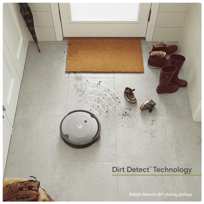 iRobot Roomba Robotic Vacuum Cleaner (698, Grey)_8