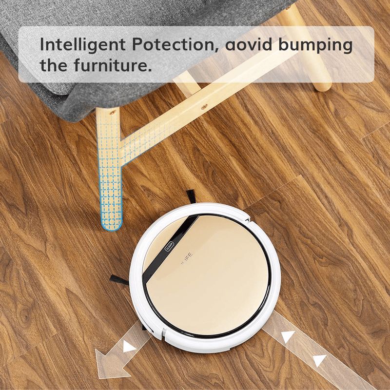 ILIFE Dry and Wet Robotic Vacuum Cleaner (V5s Pro, Gold)_5