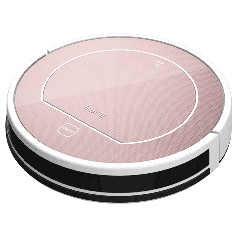 ILIFE Dry and Wet Robotic Vacuum Cleaner (V7s Plus, Pink)_1