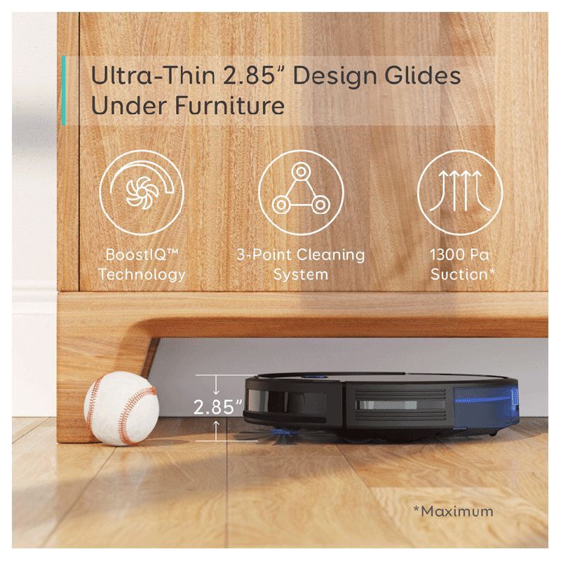 eufy RoboVac 11S Robotic Vacuum Cleaner (0.6 L, T2108111, Black)_7