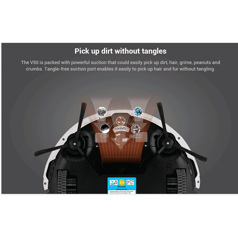 ILIFE V50 Robot Vacuum Cleaner with Dry Mopping (DW-GIEL-WE9Q, Light Gold)_14