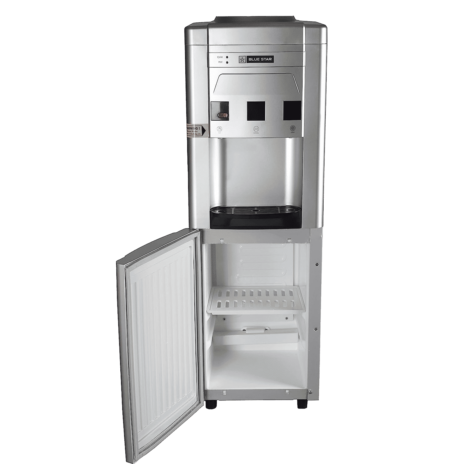 Blue Star GA Series Hot, Cold & Normal Top Load Water Dispenser with Cooling Cabinet (Grey)_5