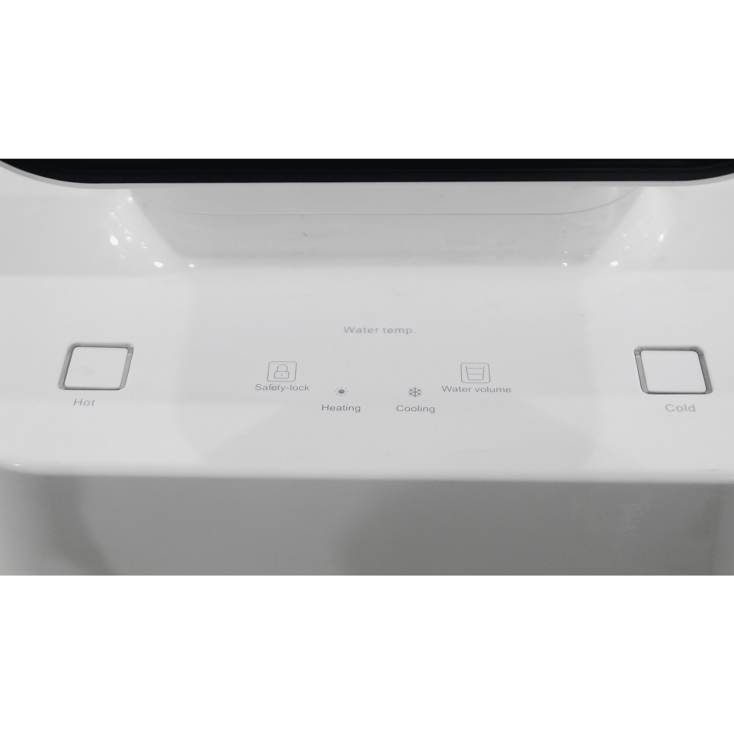 USHA i-Sense Cold & Hot Front Load Water Dispenser with Storage Cabinet (White/Black)_5