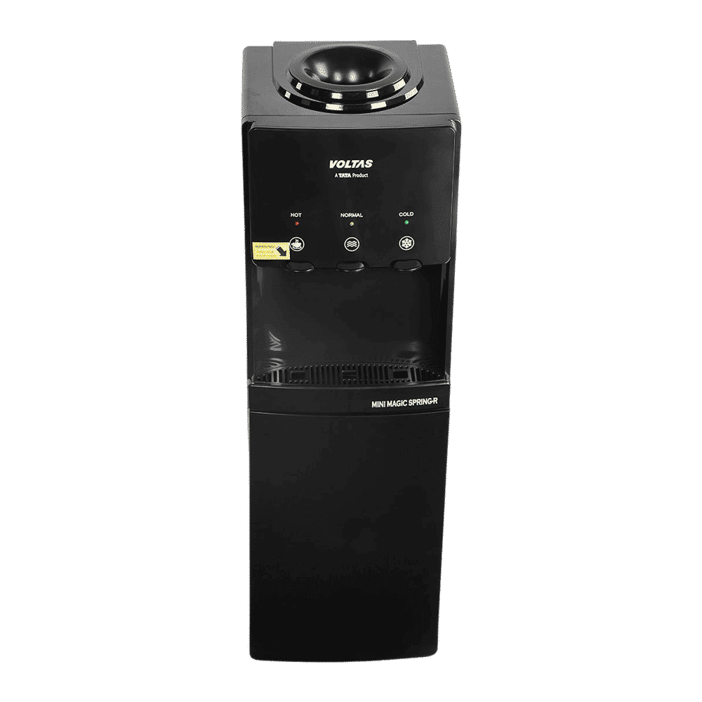 VOLTAS Minimagic Spring RV Plus Hot, Cold & Normal Top Load Water Dispenser with Cooling Cabinet (Black)_7