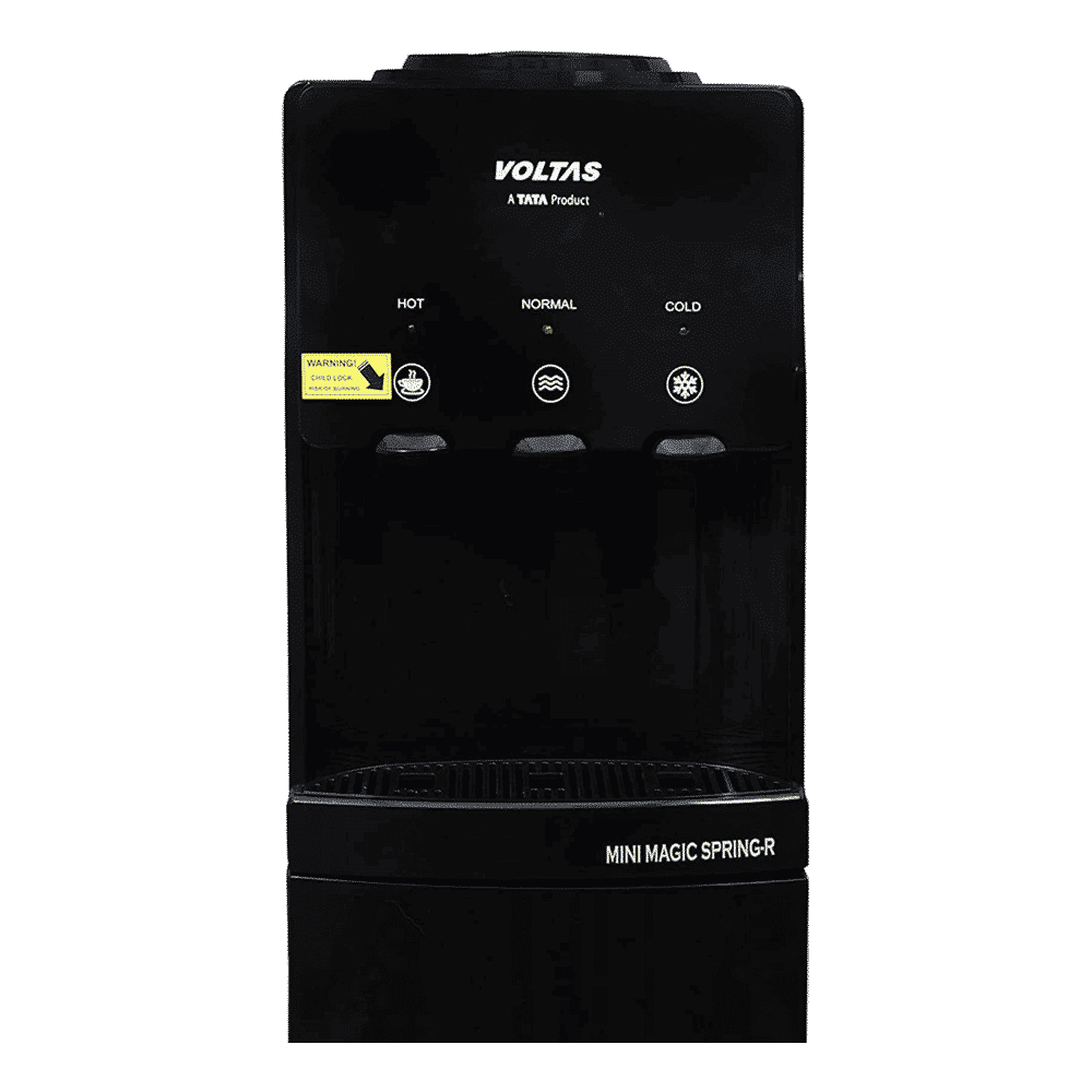 VOLTAS Minimagic Spring RV Plus Hot, Cold & Normal Top Load Water Dispenser with Cooling Cabinet (Black)_6