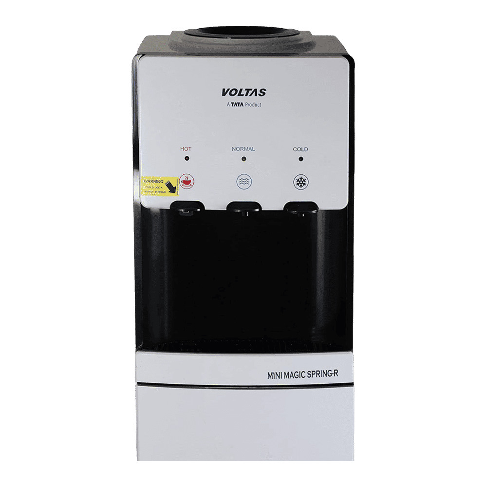 VOLTAS Minimagic Spring RV Plus Hot, Cold & Normal Top Load Water Dispenser with Cooling Cabinet (Black and White) VOLTAS Minimagic Spring RV Plus Hot, Cold & Normal Top Load Water Dispenser with Cooling Cabinet (Black and White)_10