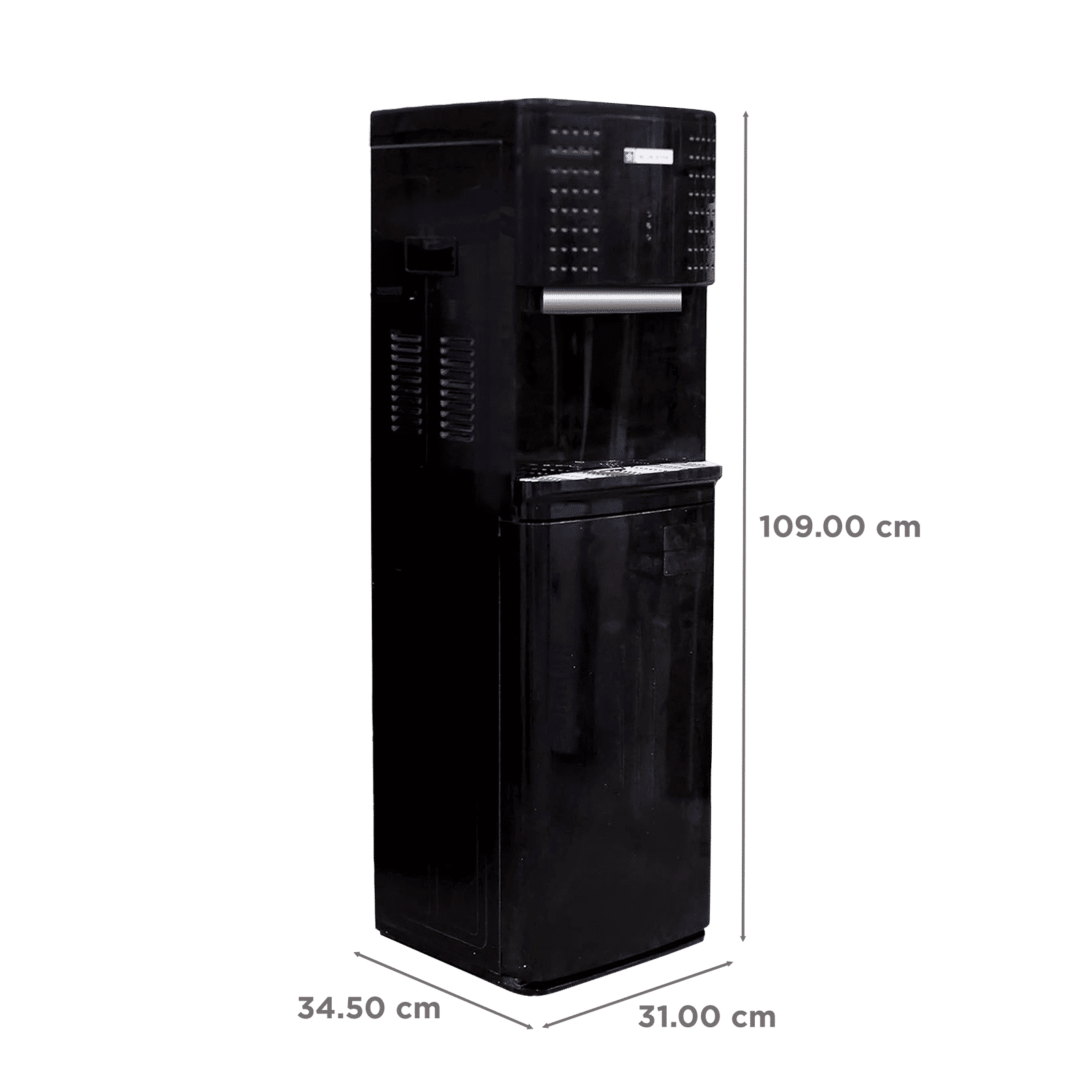 Blue Star GA Series Hot, Cold & Normal Bottom Load Water Dispenser with Cooling Cabinet (Black)_2