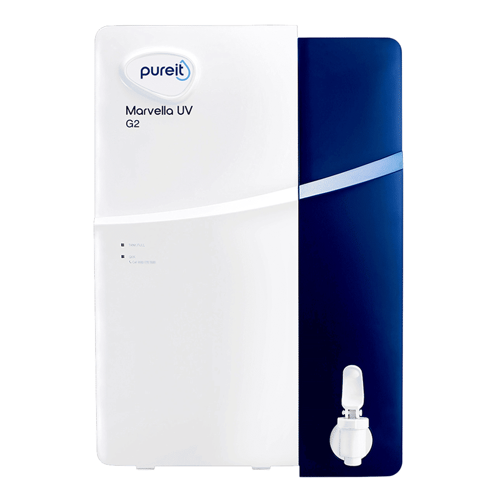 pureit Marvella 4L UV Water Purifier with 4 Stage Purification (White/Black)_1