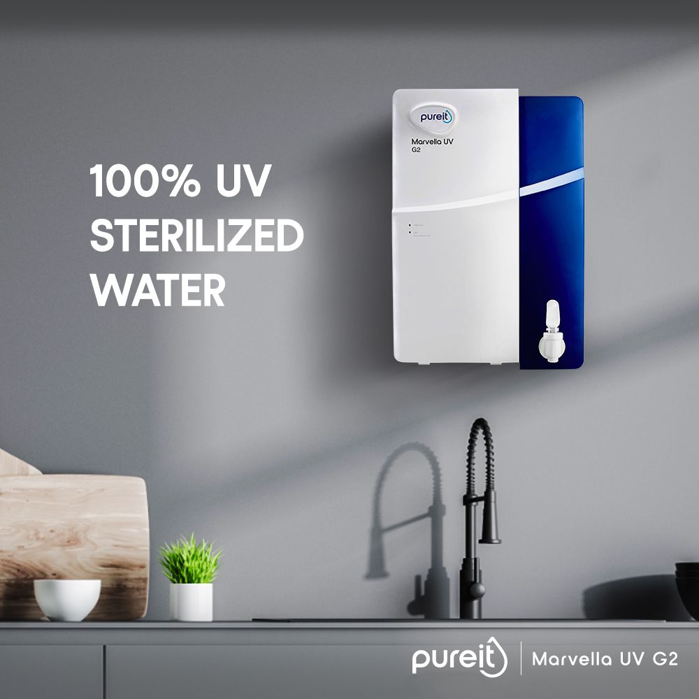 pureit Marvella 4L UV Water Purifier with 4 Stage Purification (White/Black)_2
