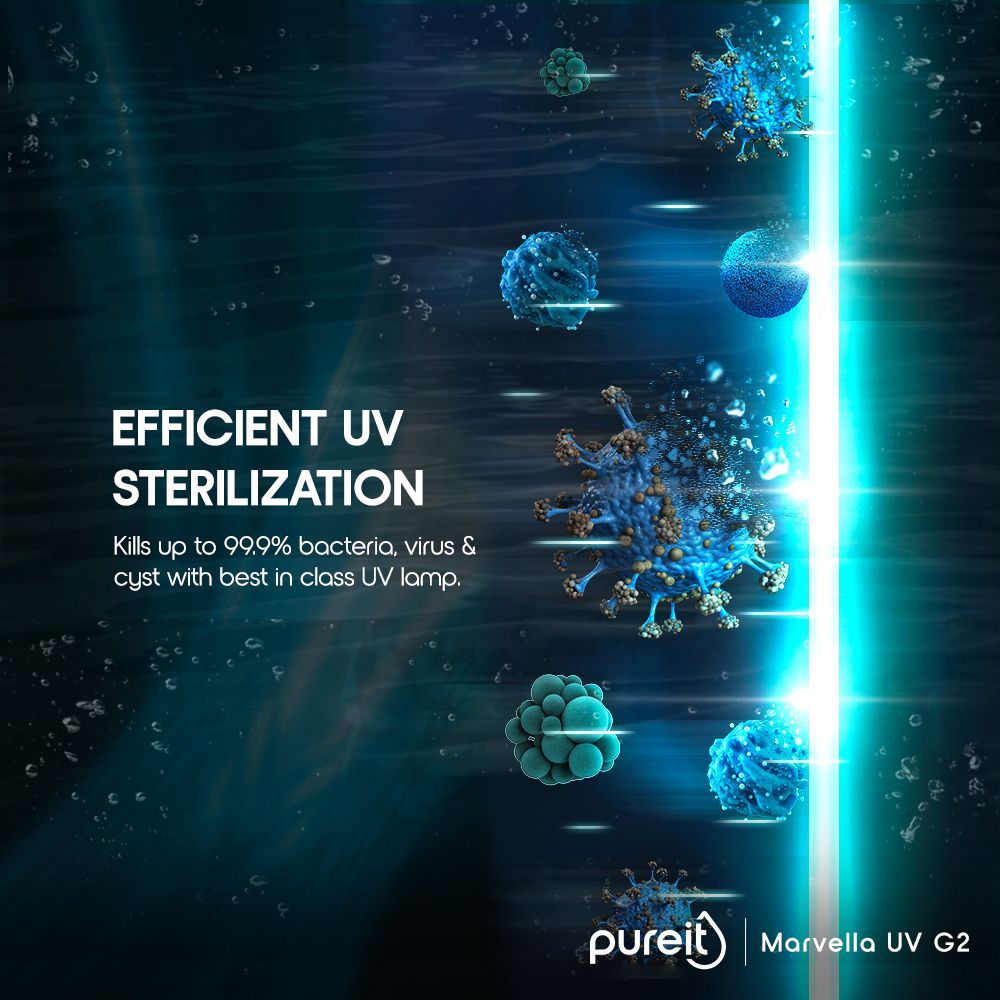 pureit Marvella 4L UV Water Purifier with 4 Stage Purification (White/Black)_3
