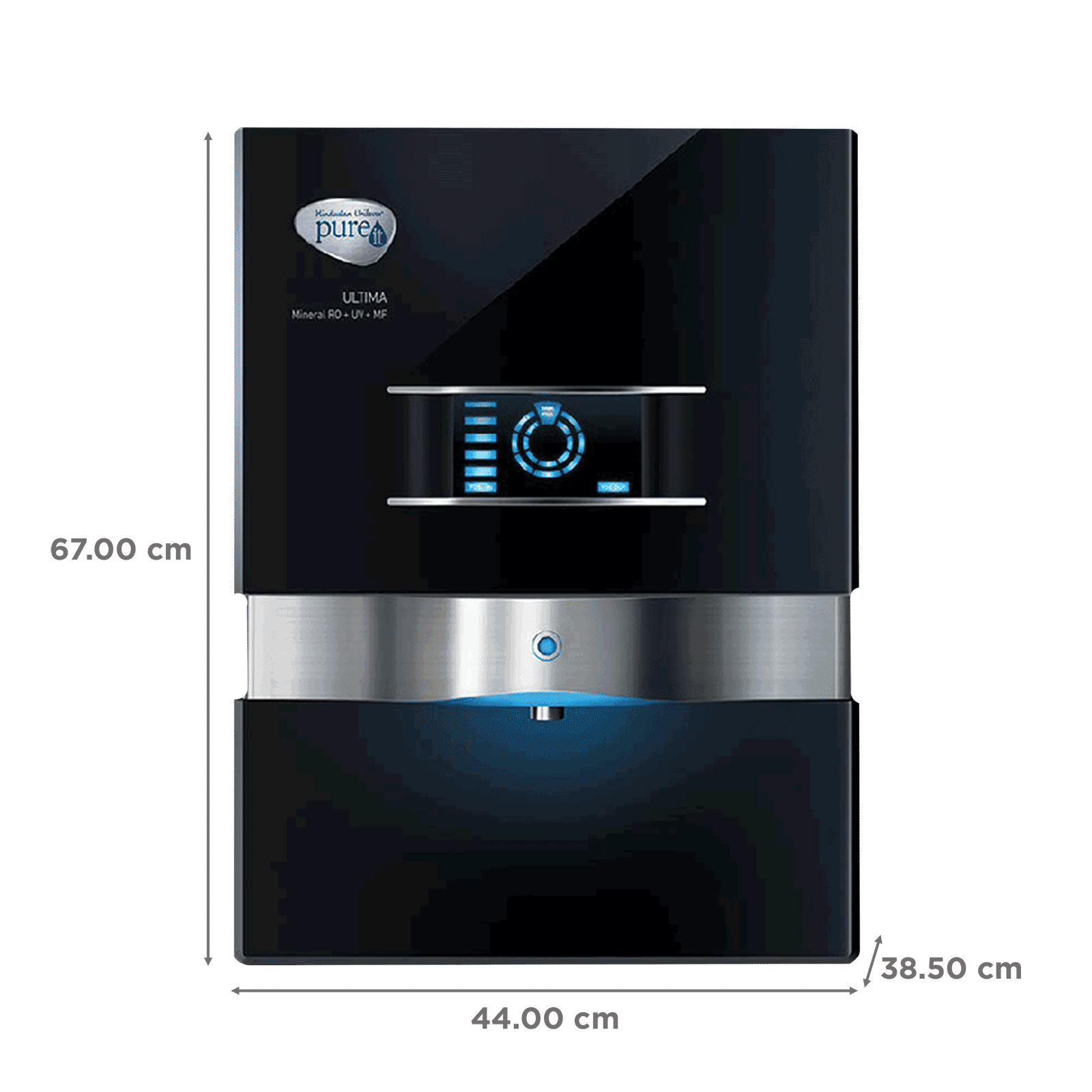 pureit Ultima Eco Mineral 10L RO + UV + MF + Special Mineral Cartridge Water Purifier with Advanced 7 Stage Purification (Black)_2