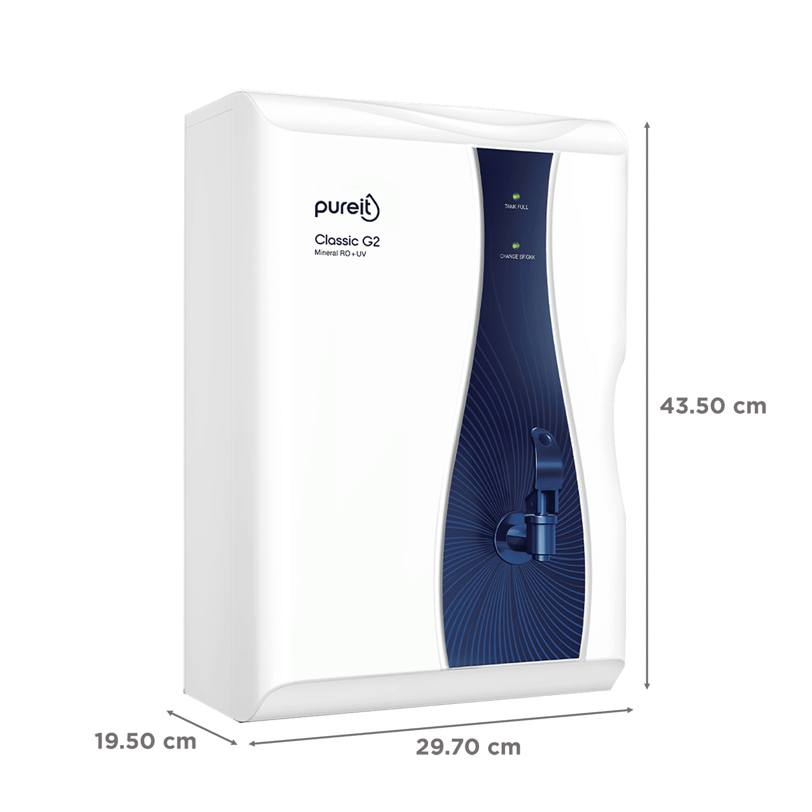 pureit Classic G2 Mineral 6L RO + UV + Special Mineral Cartridge Water Purifier with Advanced 6 Stage Purification (White/Blue)_2