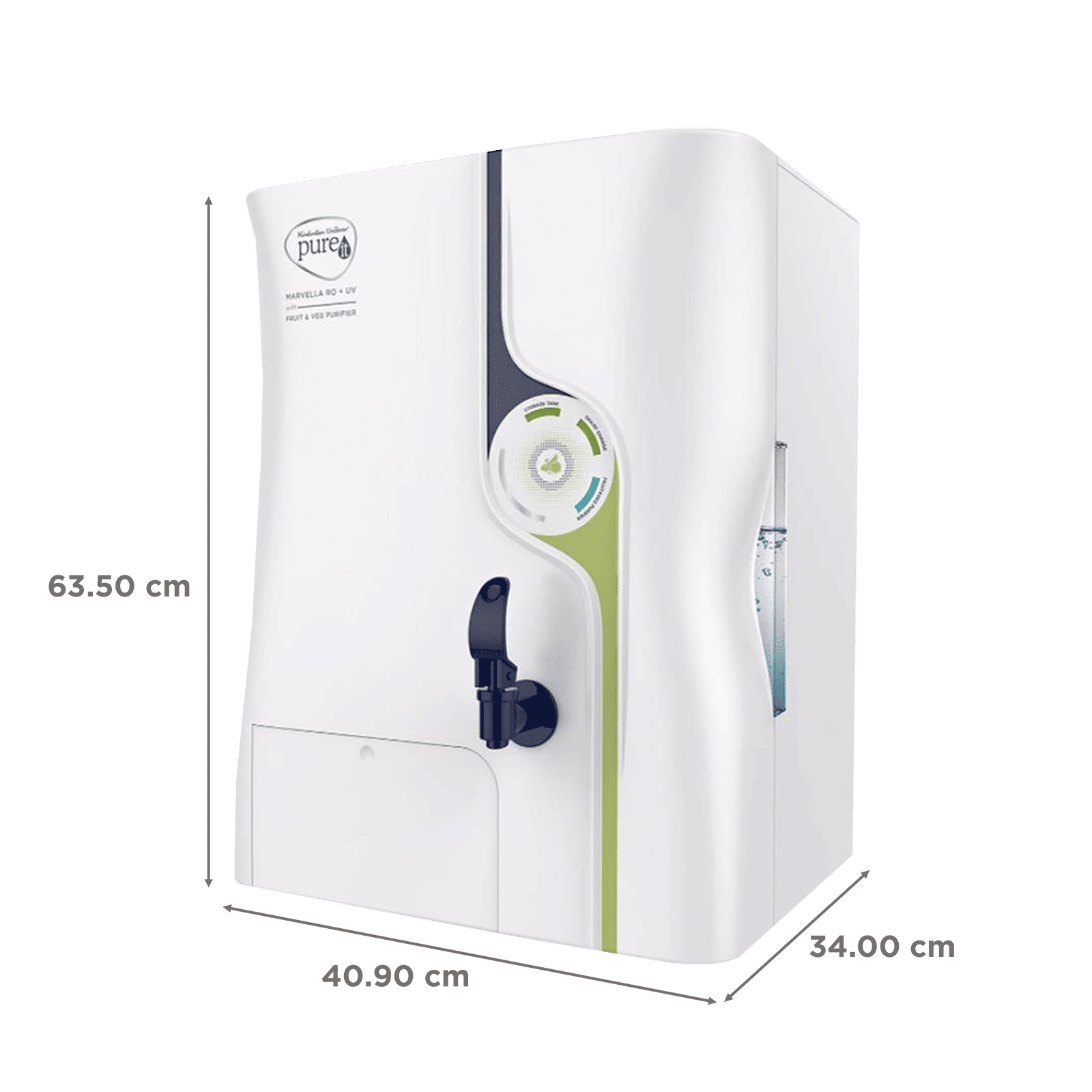 pureit Marvella RO+UV with Fruit and Vegetable Purifier (White)_2