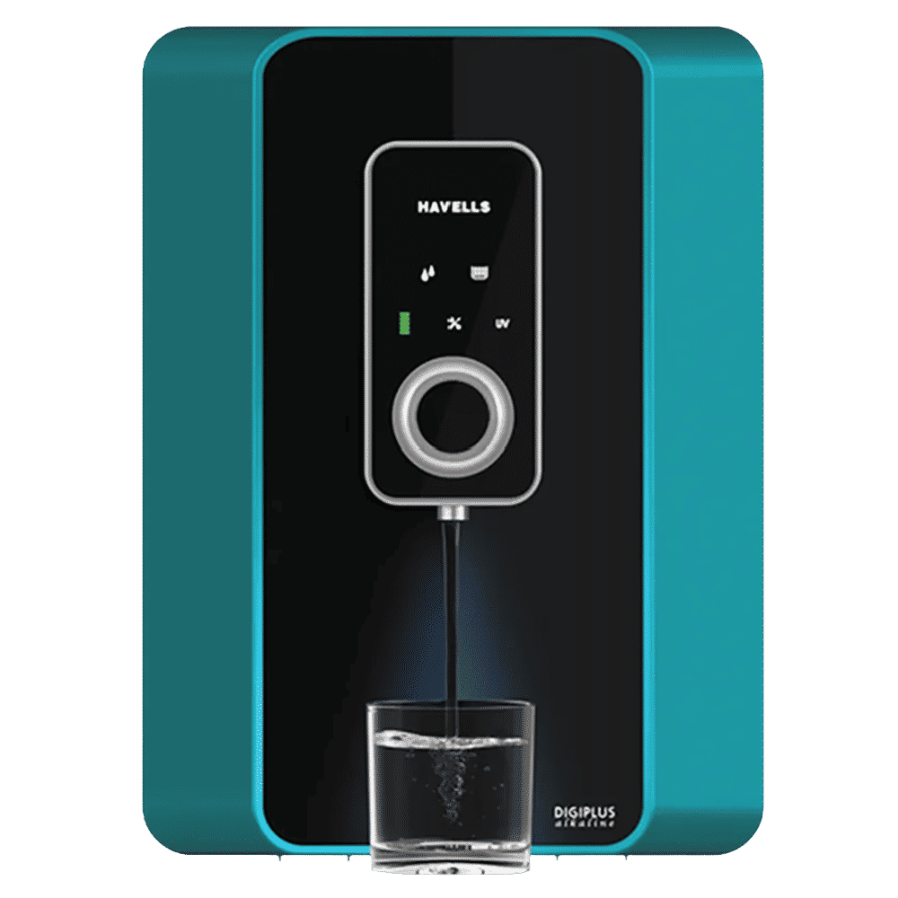 HAVELLS Digiplus Alkaline 7L RO + UV Water Purifier with 8 Stage Purification (Blue/Green)_4