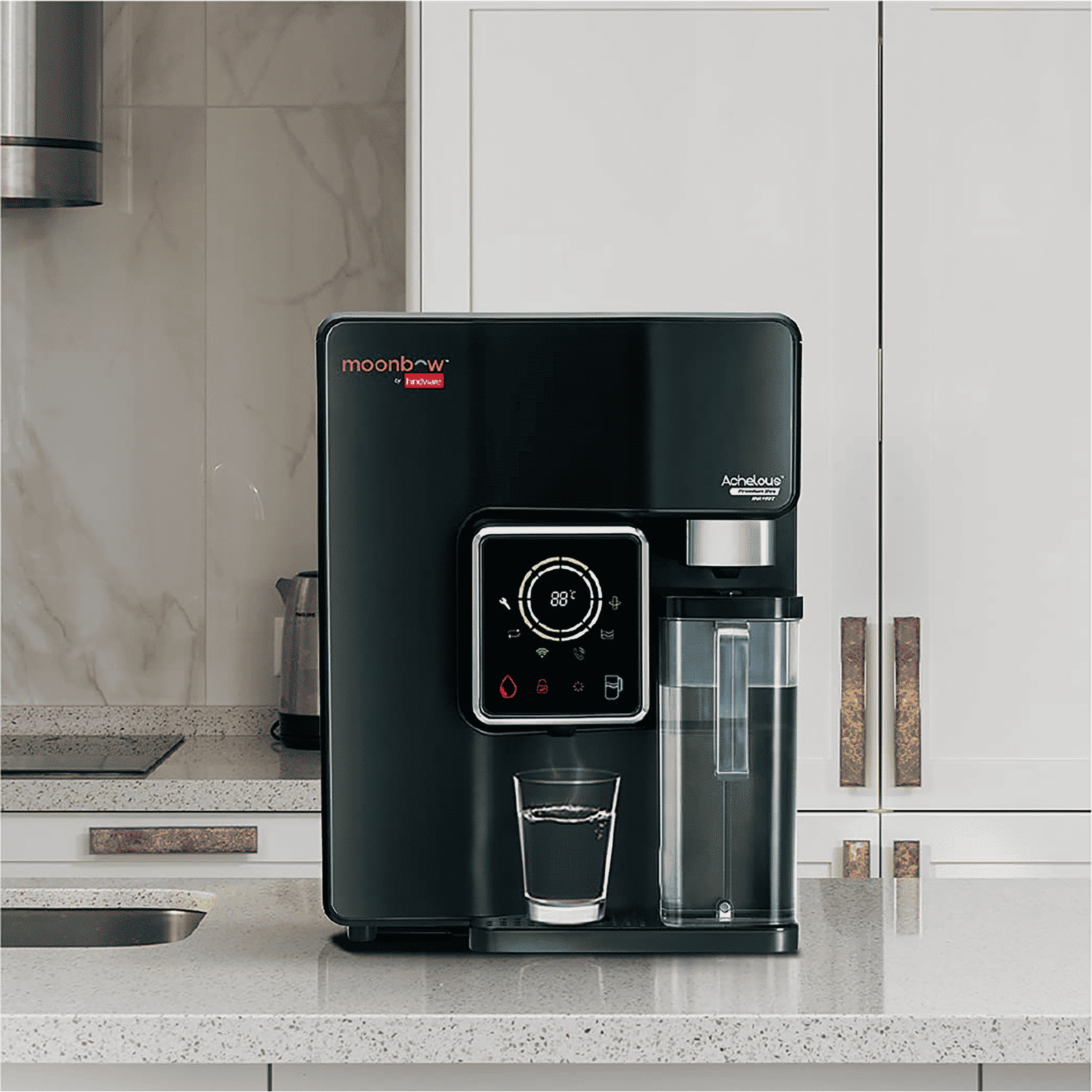 Moonbow Achelous Premium iPro RO Plus UV Water Purifier with Upto 50 Percent Water Saving( Black)_8