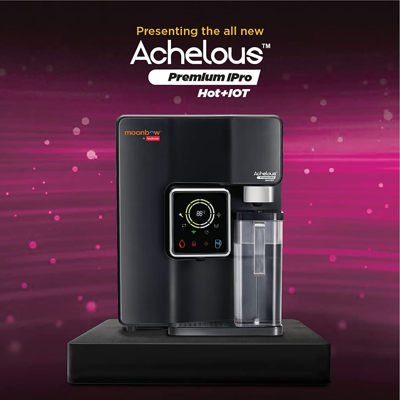 Moonbow Achelous Premium iPro RO Plus UV Water Purifier with Upto 50 Percent Water Saving( Black)_9